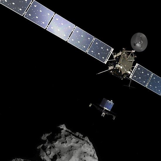 Rosetta mission to a comet