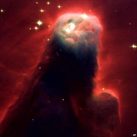 Hubble Space Telescope image - Cone Nebula