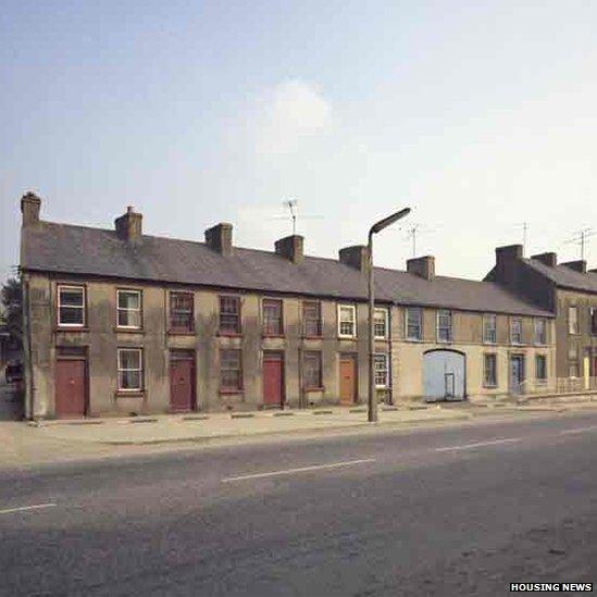 Dromore Street in Banbridge 1973