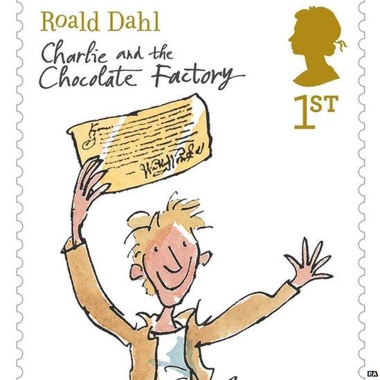 The new range of Roald Dahl stamps