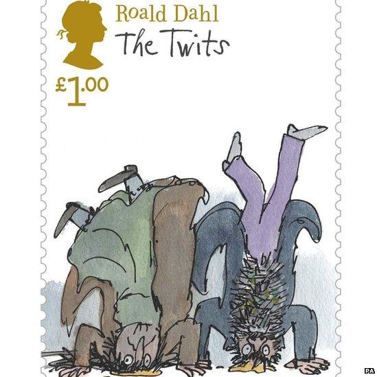 The new range of Roald Dahl stamps