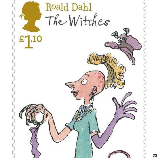 The new range of Roald Dahl stamps