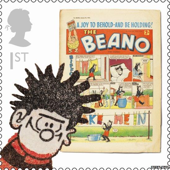 Dennis the Menace stamp