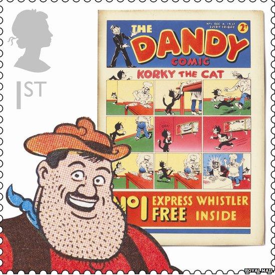 Stamp with Desperate Dan