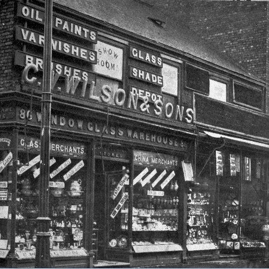 Messrs C W Wilson & Sons on 86 High Street West, Sunderland, in 1902. Photo: Beamish Museum