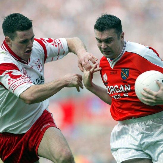 Armagh were back in the All-Ireland final in 2003 but lost out to Conor Gormley and Tyrone