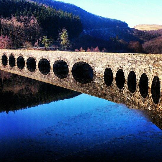 Kerry Graham from Builth Wells in Powys took this photo up the Elan Valley close to Caban Coch reservoir