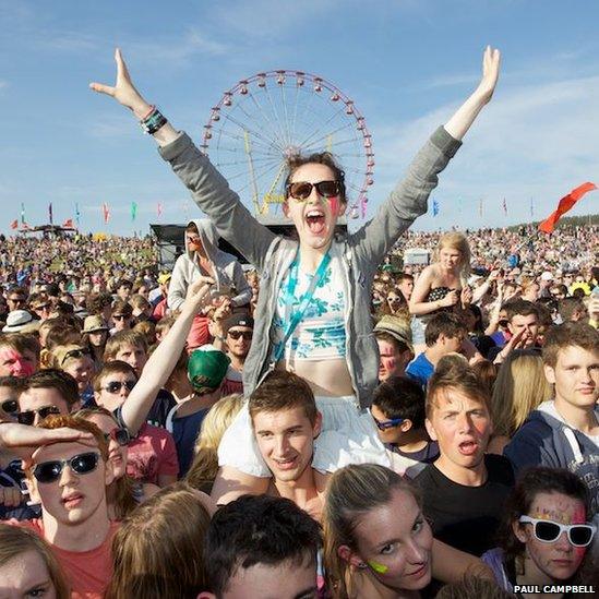 Crowd at RockNess