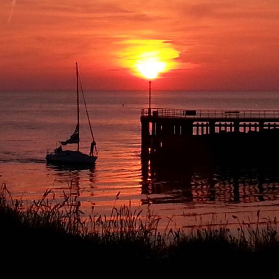 Sunset at Aberystwyth