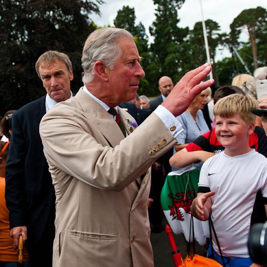 Prince Charles at the Royal Welsh Show, Builth Wells