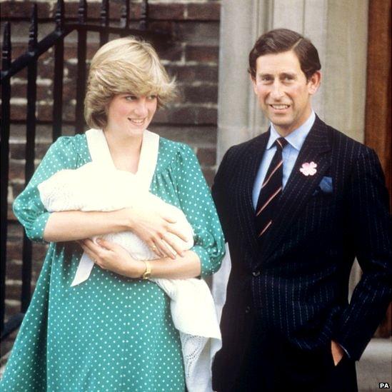 Diana with Prince William