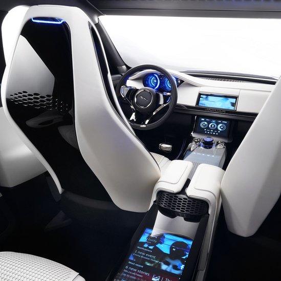 Jaguar C-X17 Sports Crossover Concept interior