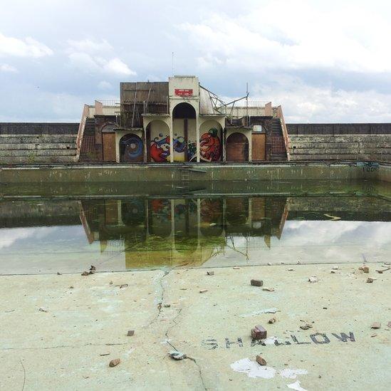 Derelict lido