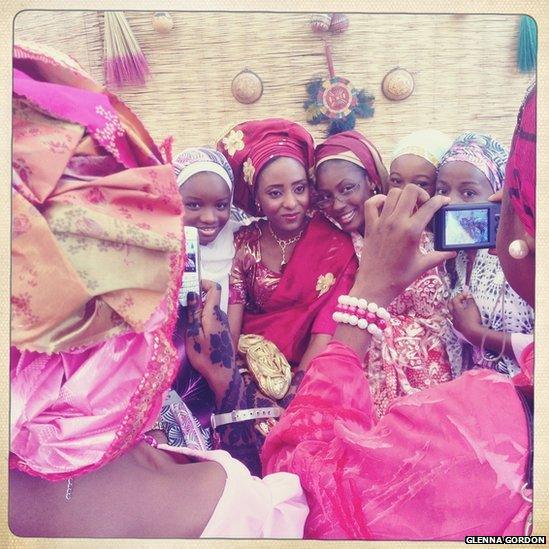 Nigerian wedding guests