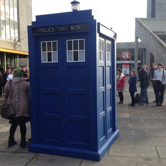 Tardis at Aberystwyth University