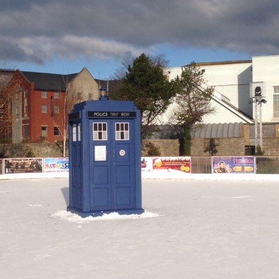 Tardis in Swansea