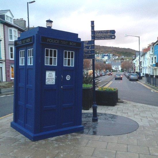 Tardis in Aberystwyth