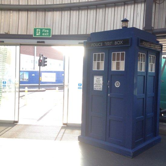 Tardis in Newport