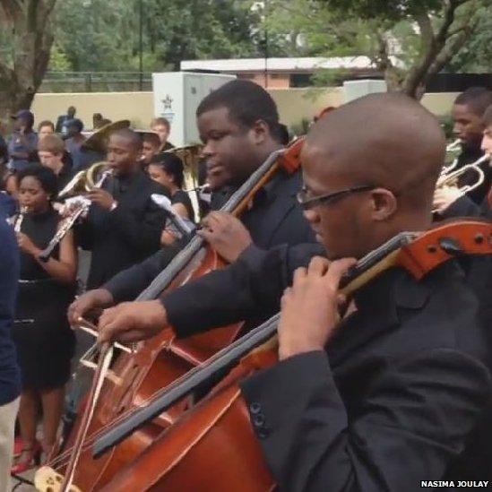 The South African National Youth orchestra. Photo: Nasima Joulay