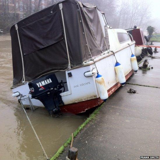 Barge on River Medway.