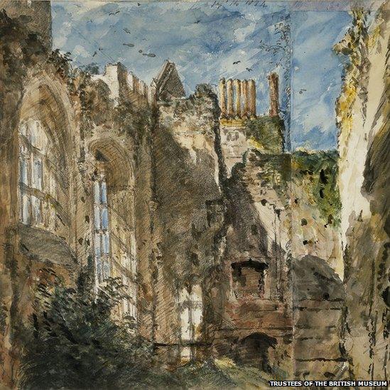 Cowdray House by John Constable