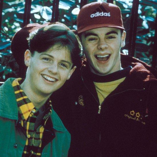 Ant & Dec as PJ & Duncan in 1993