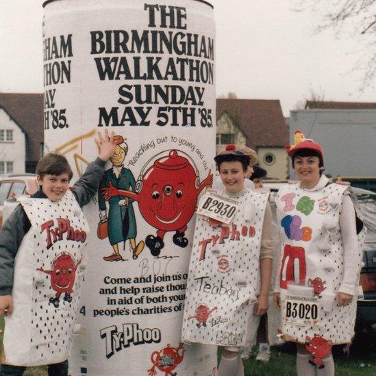 Walkathon in 1985