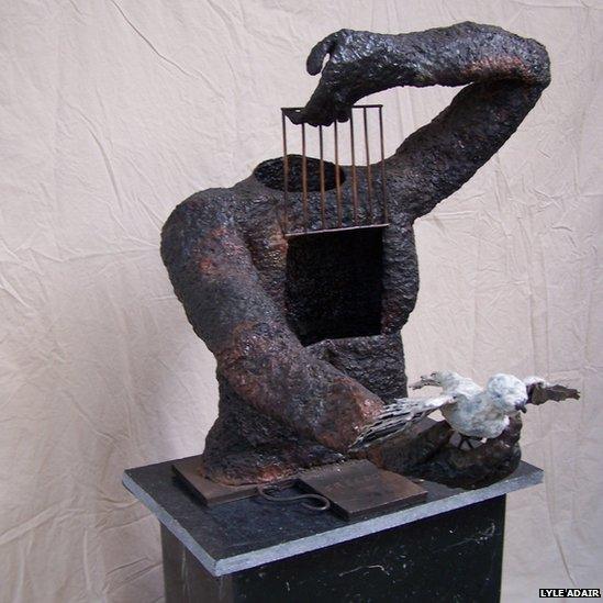 Headless sculpture