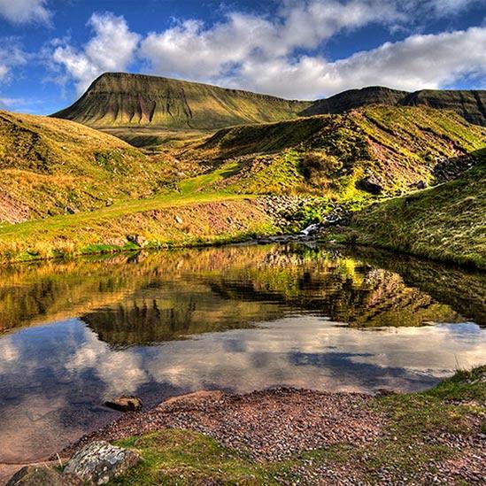 Llyn y Fan Fach in the Brecon Beacons