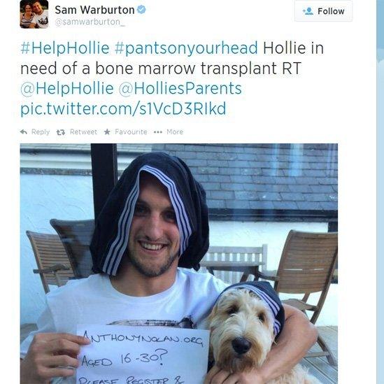 Sam Warburton's tweet