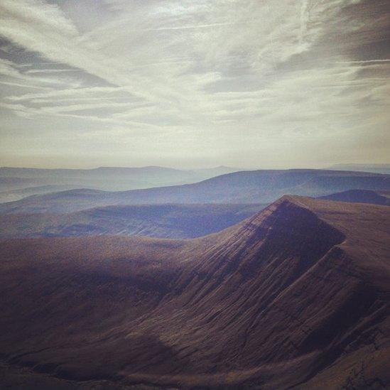 View from Pen-y-fan