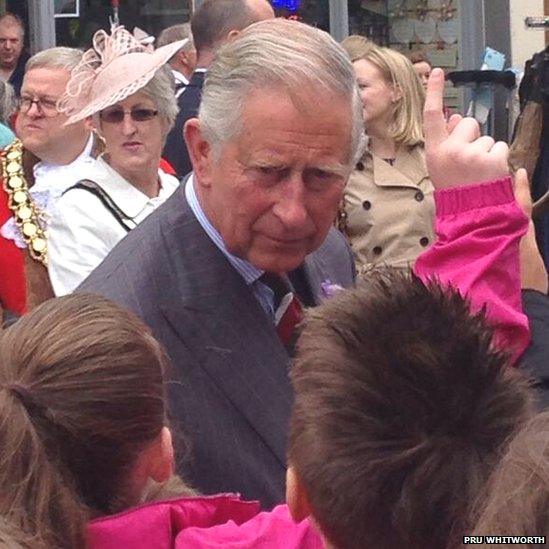 Prince Charles in Brecon