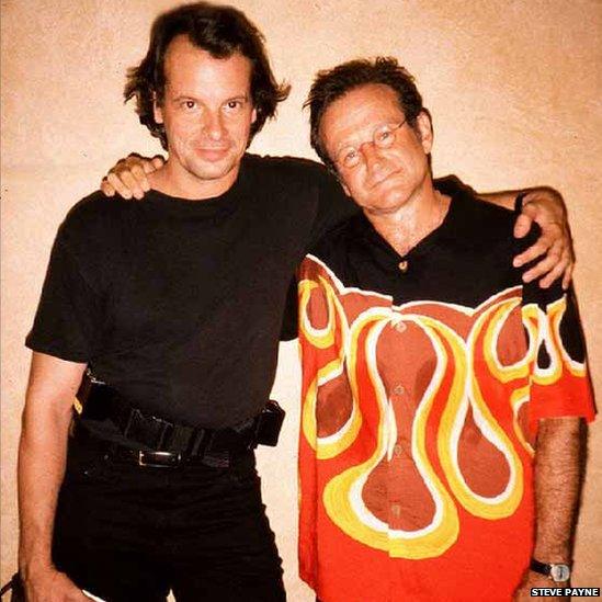 Steve Payne and Robin Williams