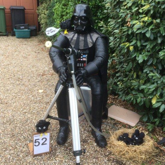 Darth Vader scarecrow