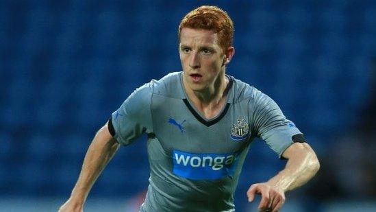 Newcastle midfielder Jack Colback