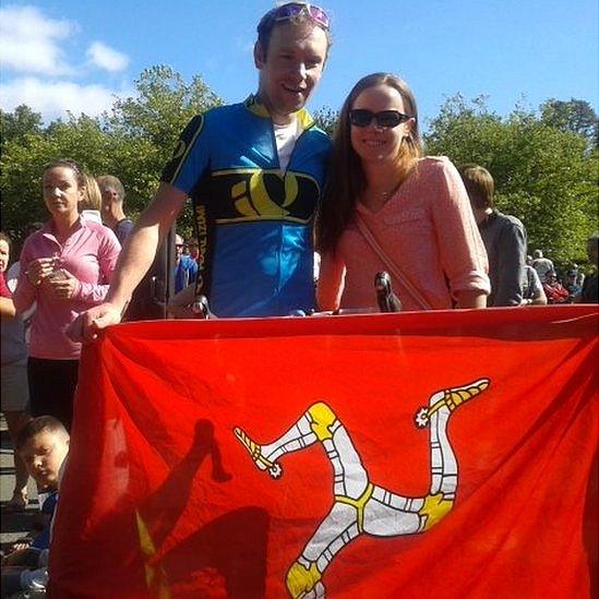 Mark Cavendish fans at the Tour of Britain