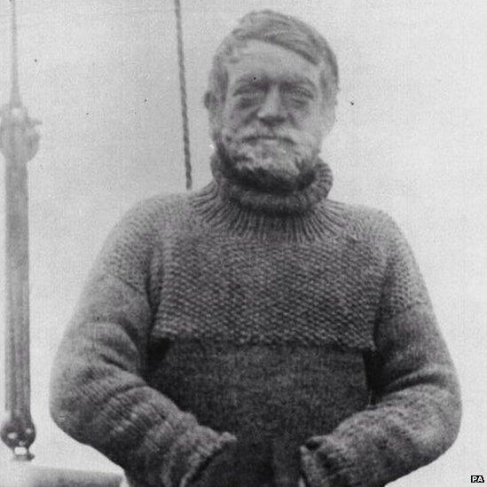 Photograph of Sir Ernest Shackleton dated 1922