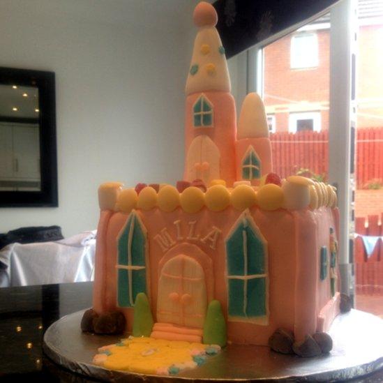 Paul's castle cake