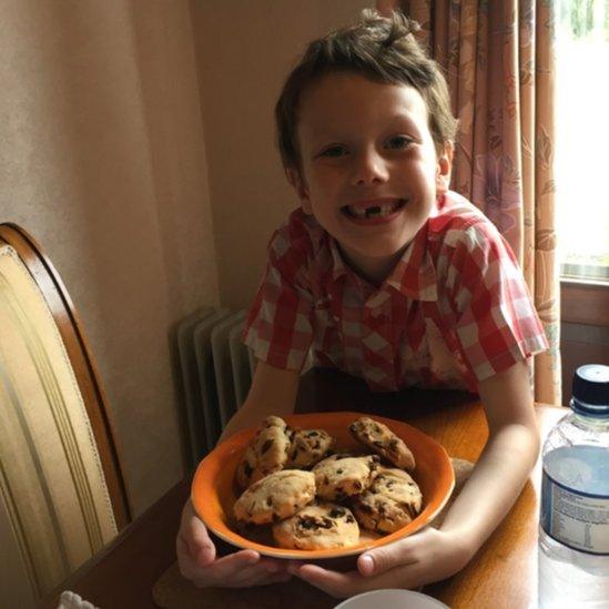 Ralph with his scones