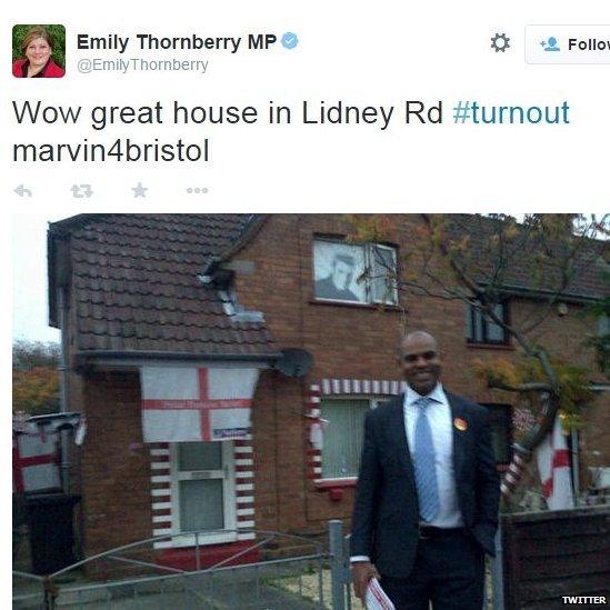 Picture of Emily Thornberry tweet