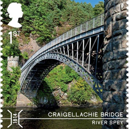 Craigellachie Bridge stamp