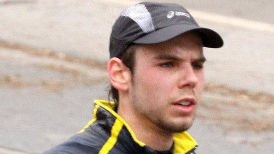 Andreas Lubitz participates in the Frankfurt City Half-Marathon on March 14, 2010 in Frankfurt, Germany