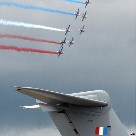 Display at Paris Air Show