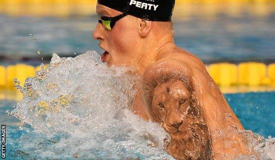 British swimmer Adam Peaty