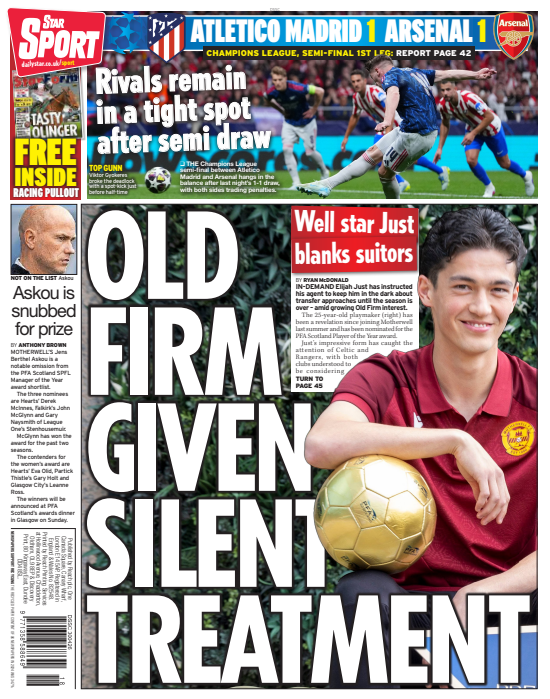Daily Star back page