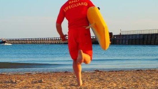 RNLI beach lifeguard