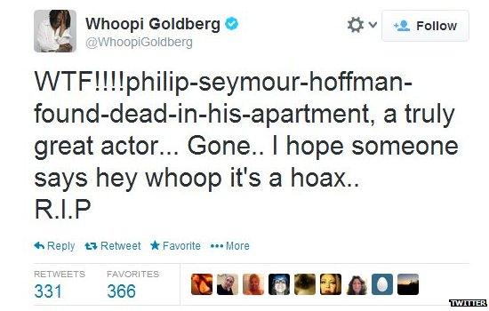 Whoopi Goldberg's tweet