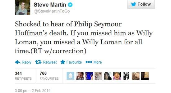 Steve Martin tweet