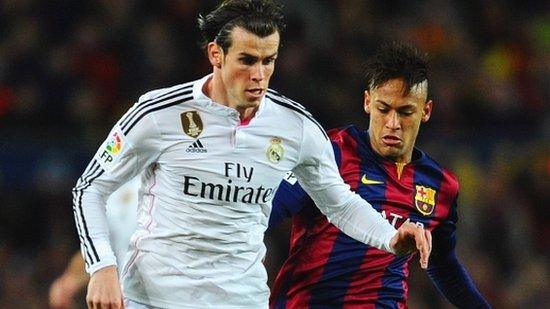 Gareth Bale and Neymar