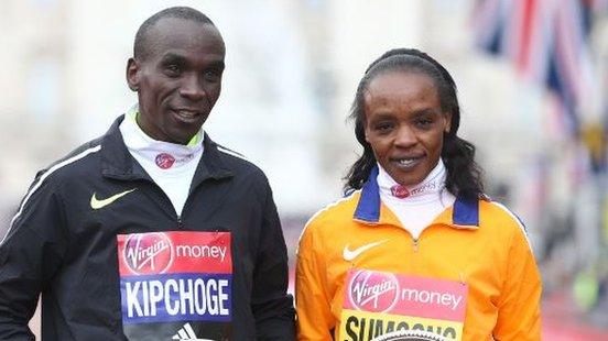 Jemima Sumgong & Eliud Kipchoge